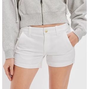 AE white Midi stretch short